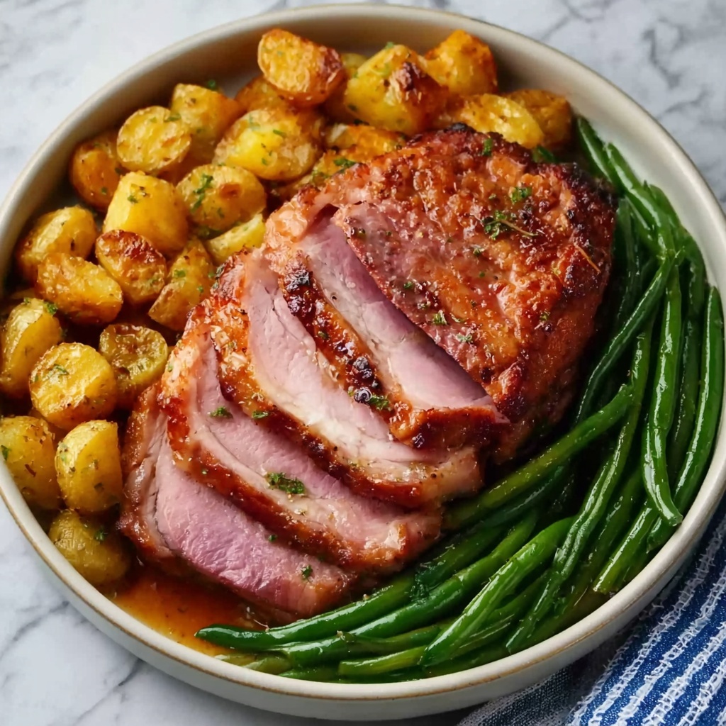 Crockpot Ham, Green Beans, and Potatoes Recipe - Recipe Image