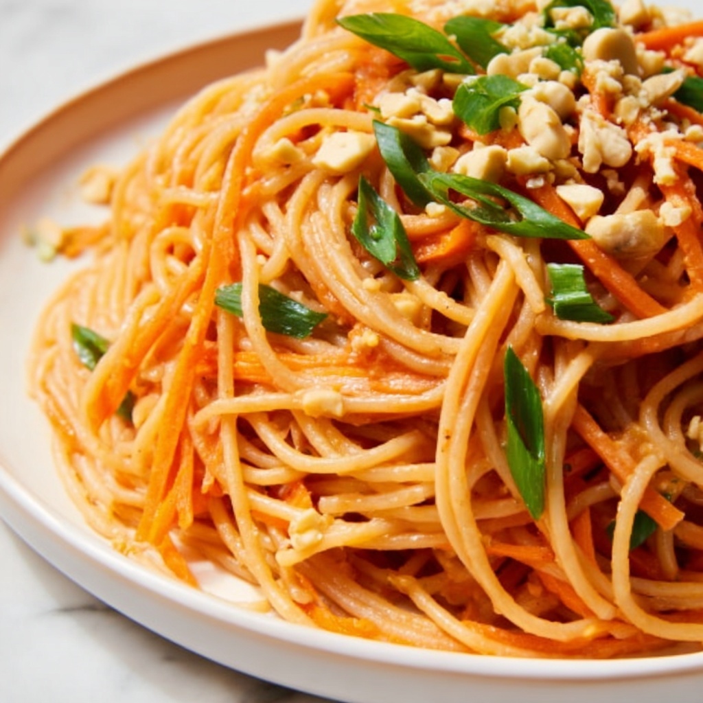 Creamy Peanut Noodles Recipe - Recipe Image