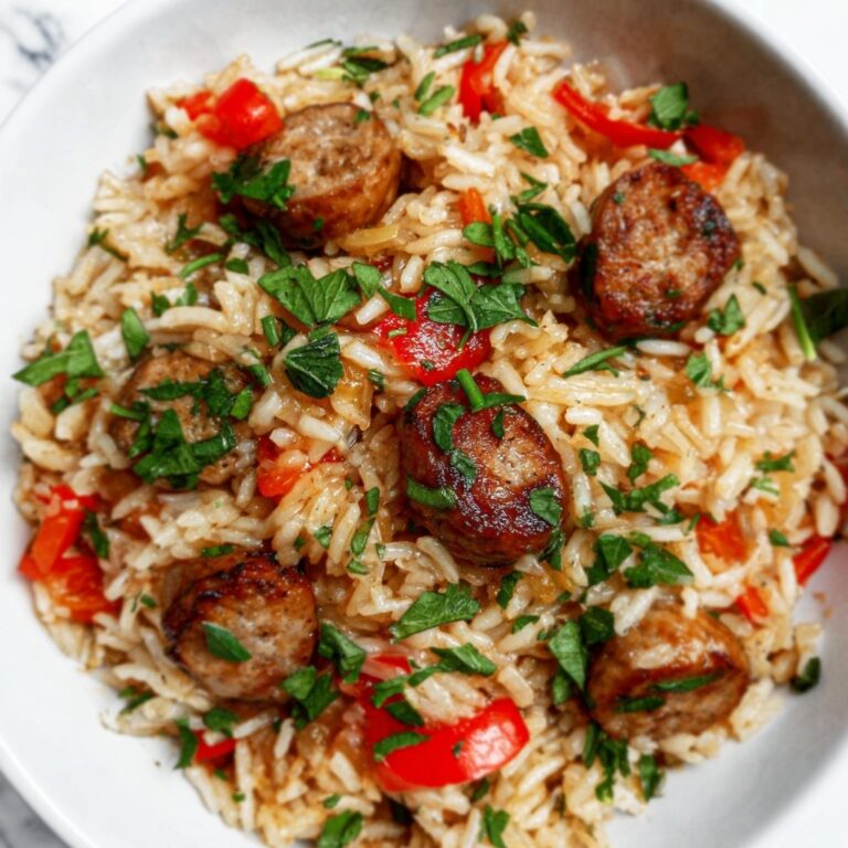 Italian Sausage and Tomato Rice Skillet Recipe
