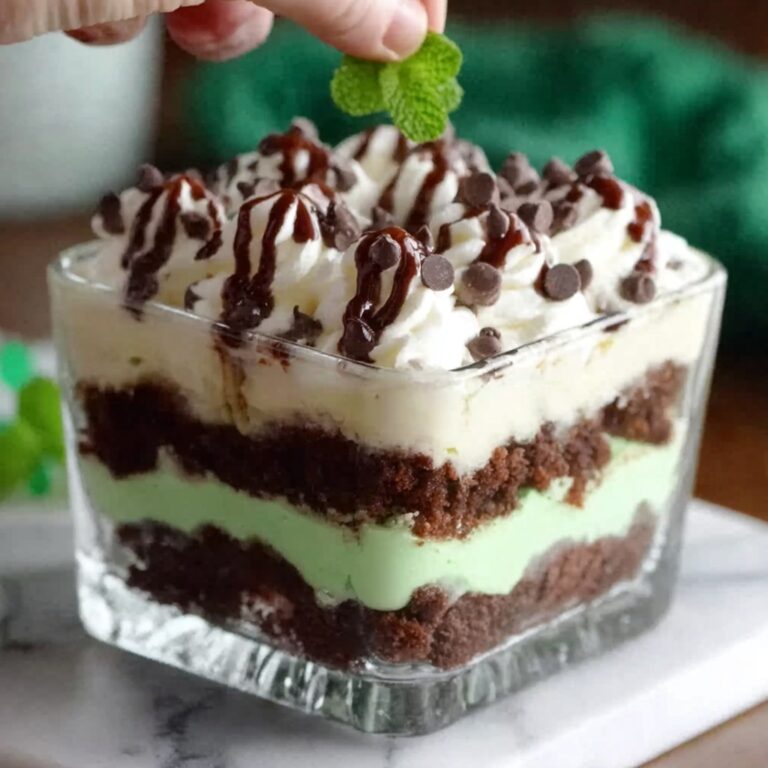 St. Patrick’s Day Brownie Trifle Recipe