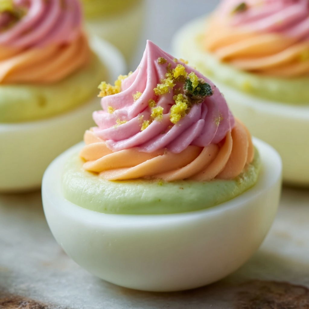 Easter Deviled Eggs Recipe - Recipe Image