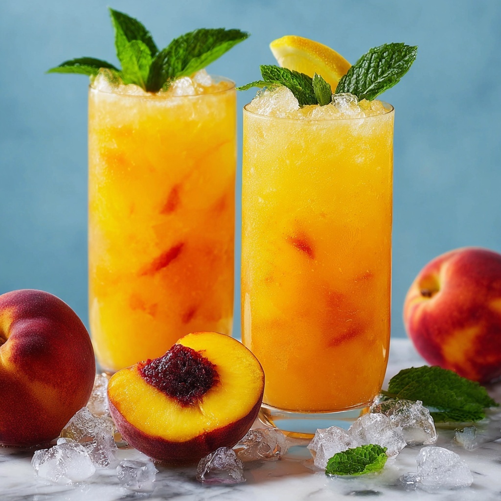 Peach Lemonade: The Ultimate Refreshing Summer Drink Recipe - Recipe Image