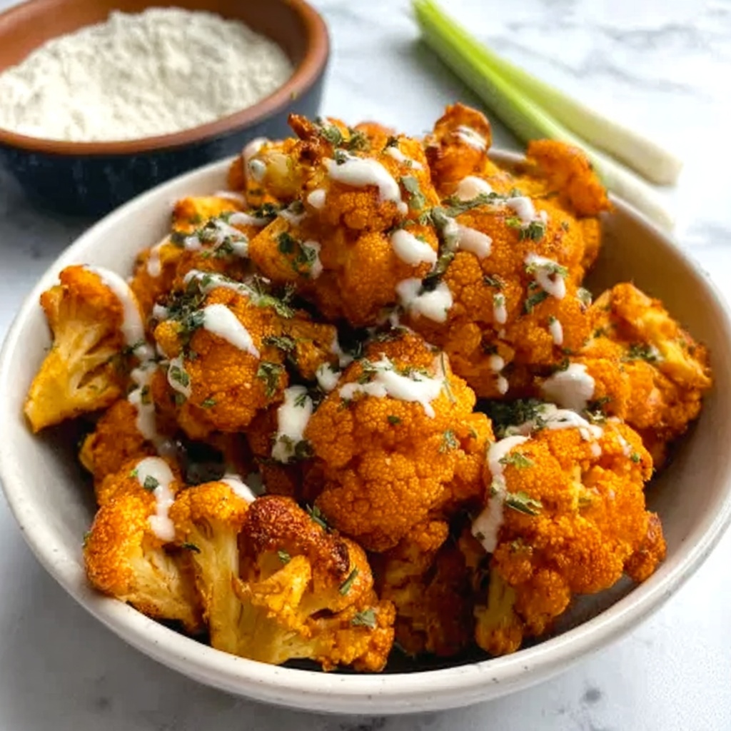 Air Fryer Buffalo Cauliflower Recipe - Recipe Image