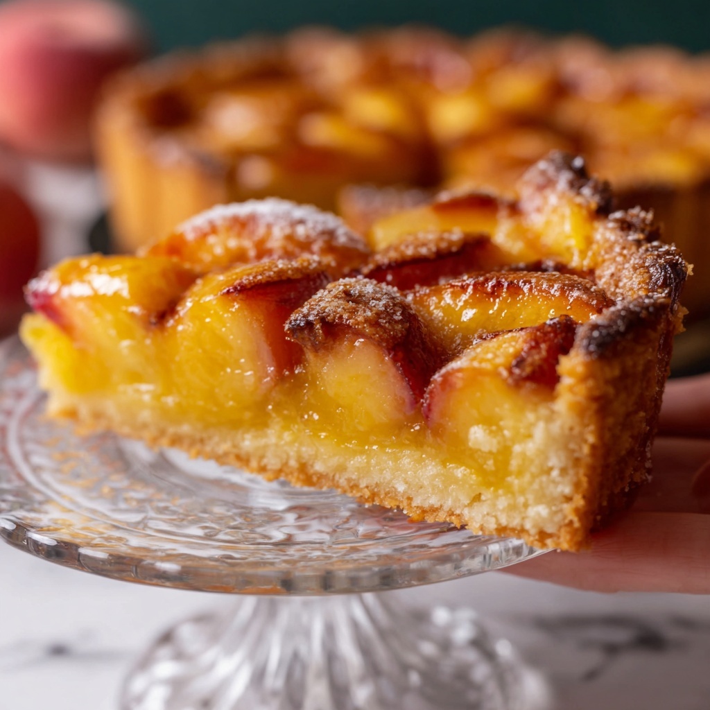 The Ultimate Peach Cake Recipe for Sweet, Juicy Bliss Recipe - Recipe Image