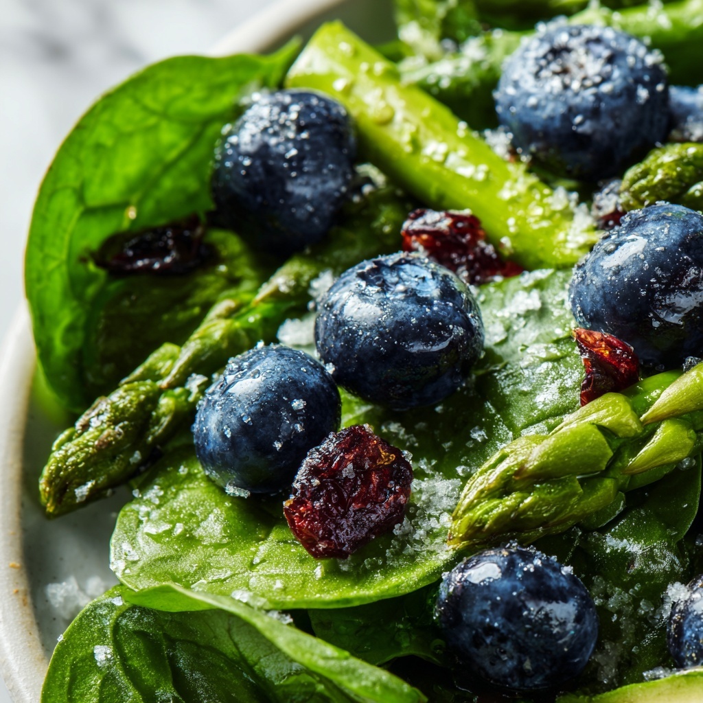 Blueberry Broccoli Spinach Salad Recipe - Recipe Image