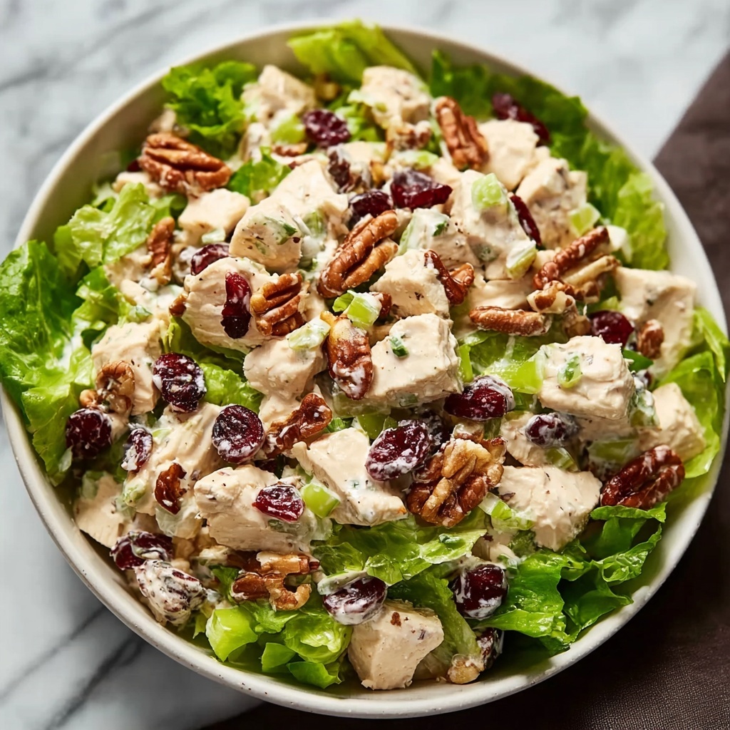 Irresistible Cranberry Pecan Chicken Salad : Sweet & Crunchy Recipe - Recipe Image