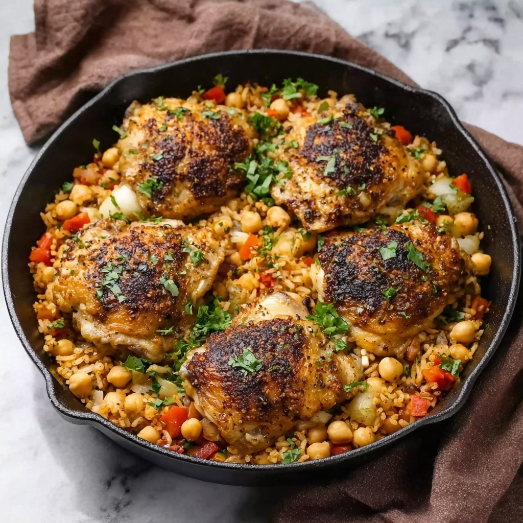 Salsa Chicken and Cauliflower Rice Skillet Recipe - Recipe Image