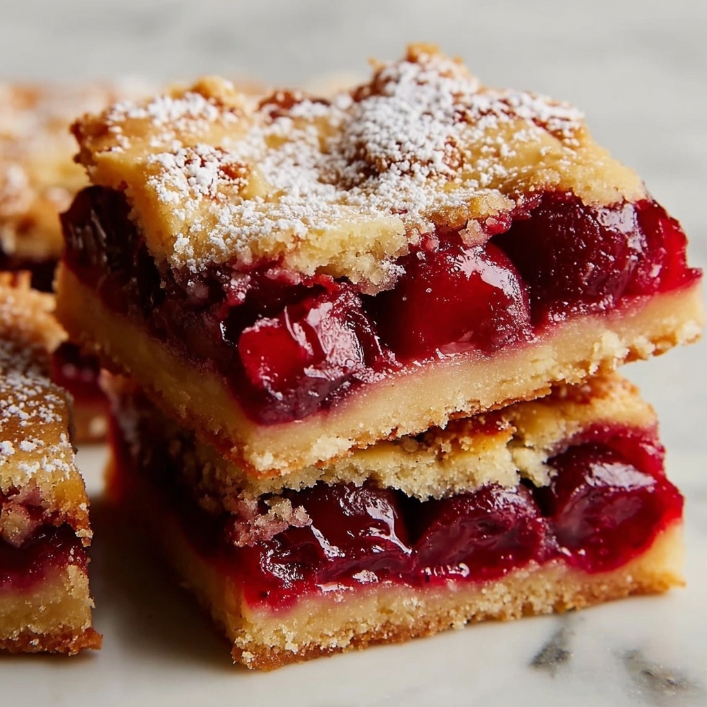 Cherry Pie Bars Recipe - Recipe Image