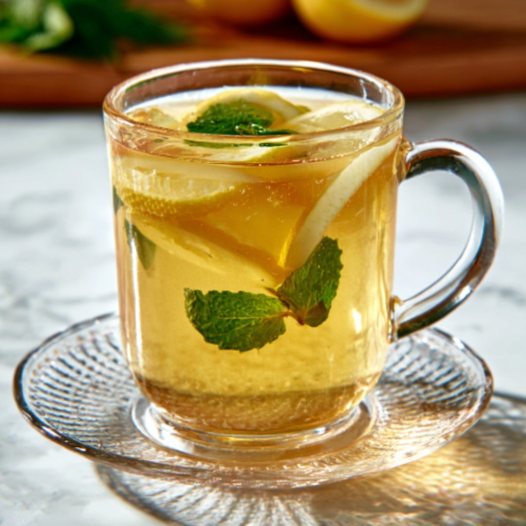 Easy Iced Apple Green Tea Recipe - Recipe Image