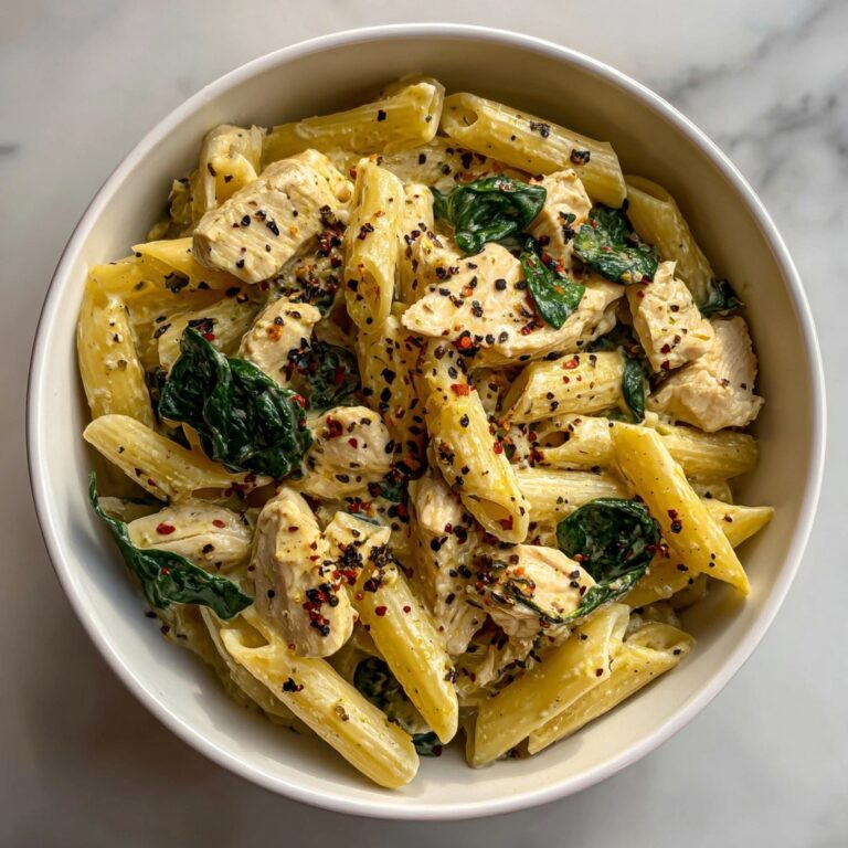 Creamy Chicken and Spinach Pasta Recipe