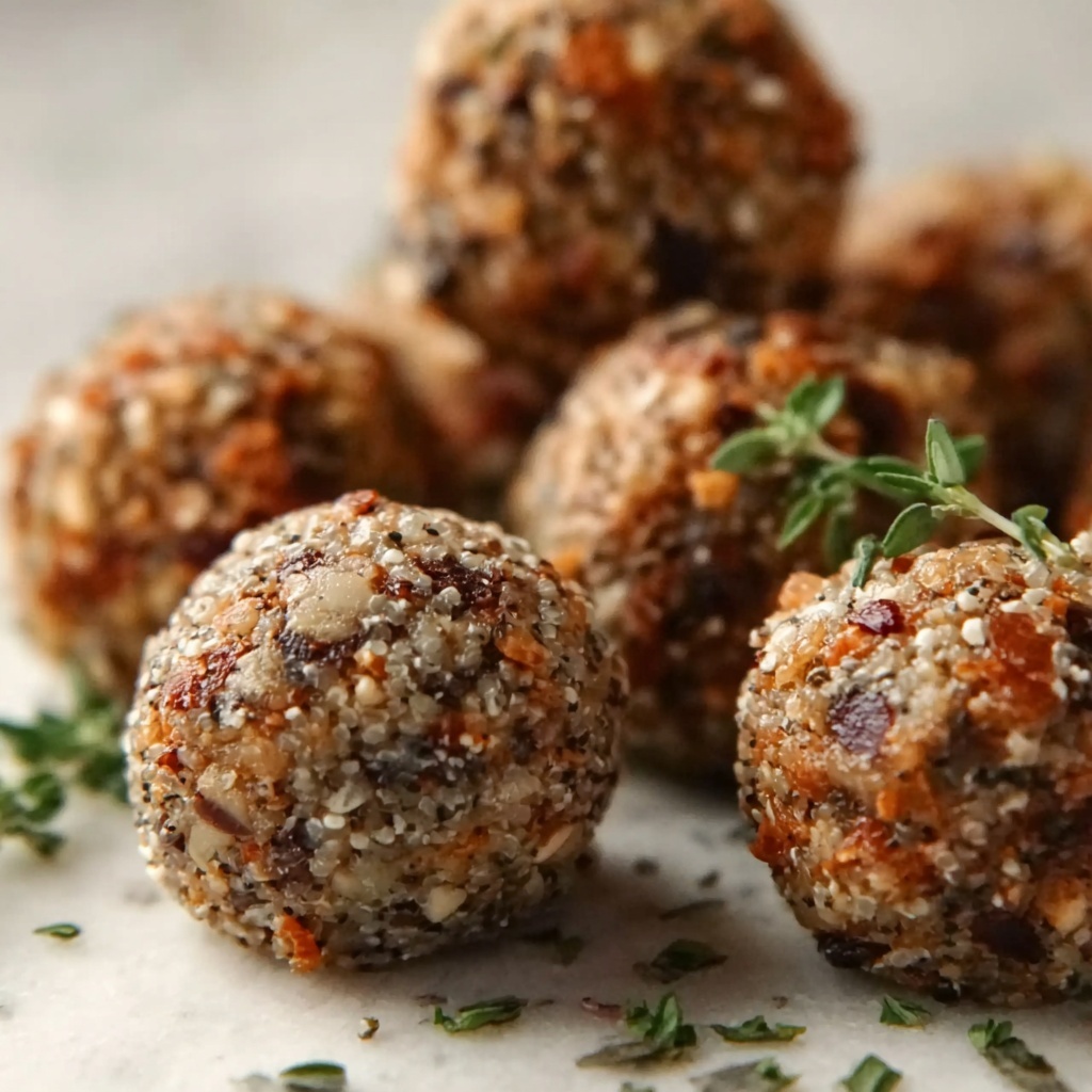 Vegetarian Lentil Meatballs Recipe - Recipe Image