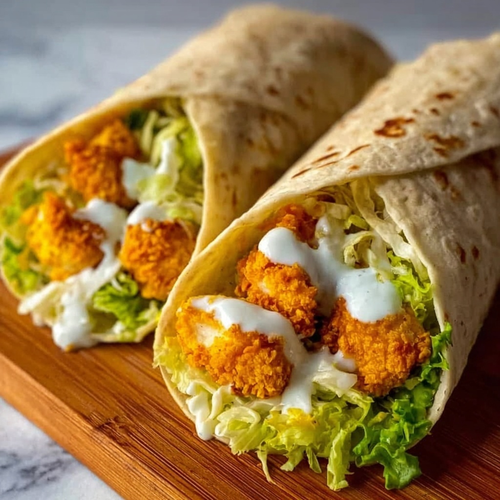 Crispy Chicken Ranch Snack Wrap Recipe - Recipe Image