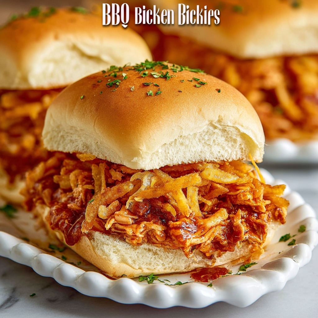 BBQ Chicken Sliders Recipe - Recipe Image