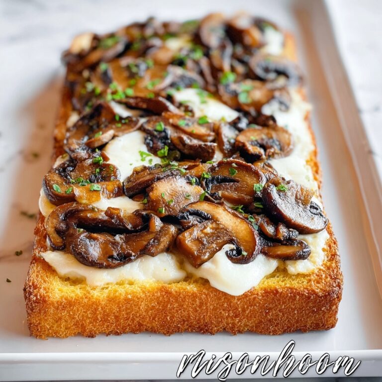 Mushroom Parmesan Crescent Bread Recipe