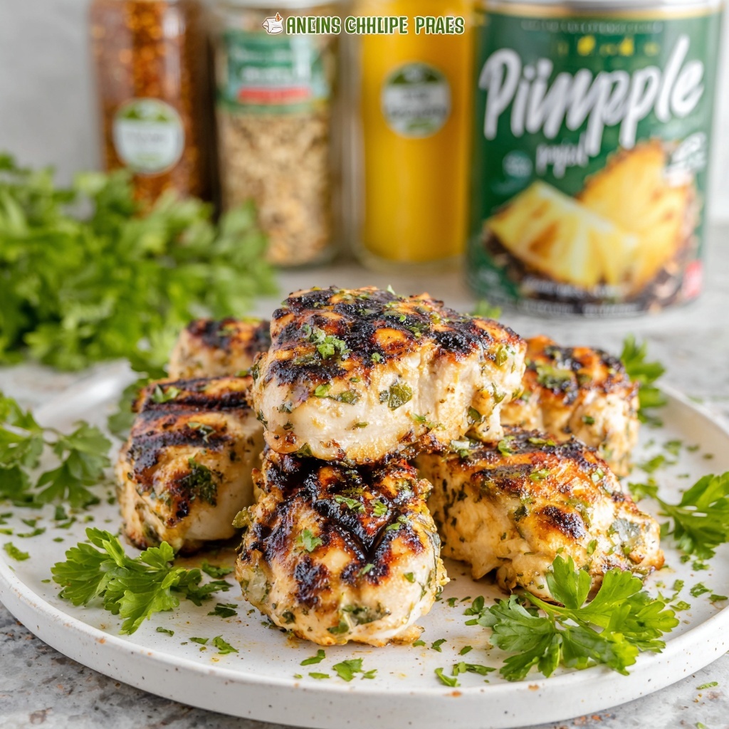 Pineapple Grilled Chicken Recipe - Recipe Image