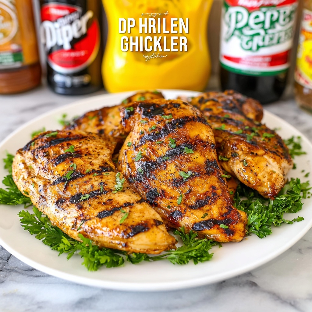 Dr. Pepper Grilled Chicken Recipe - Recipe Image