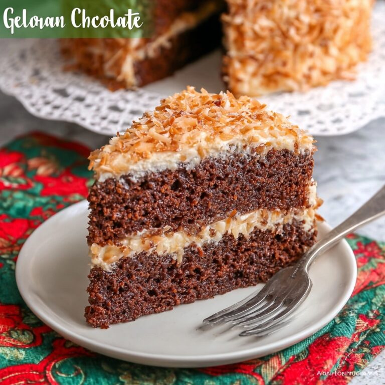 Easy German Chocolate Cake Recipe