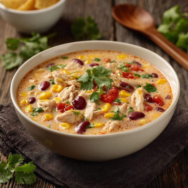 Slow Cooker Cream Cheese Chicken Chili Recipe