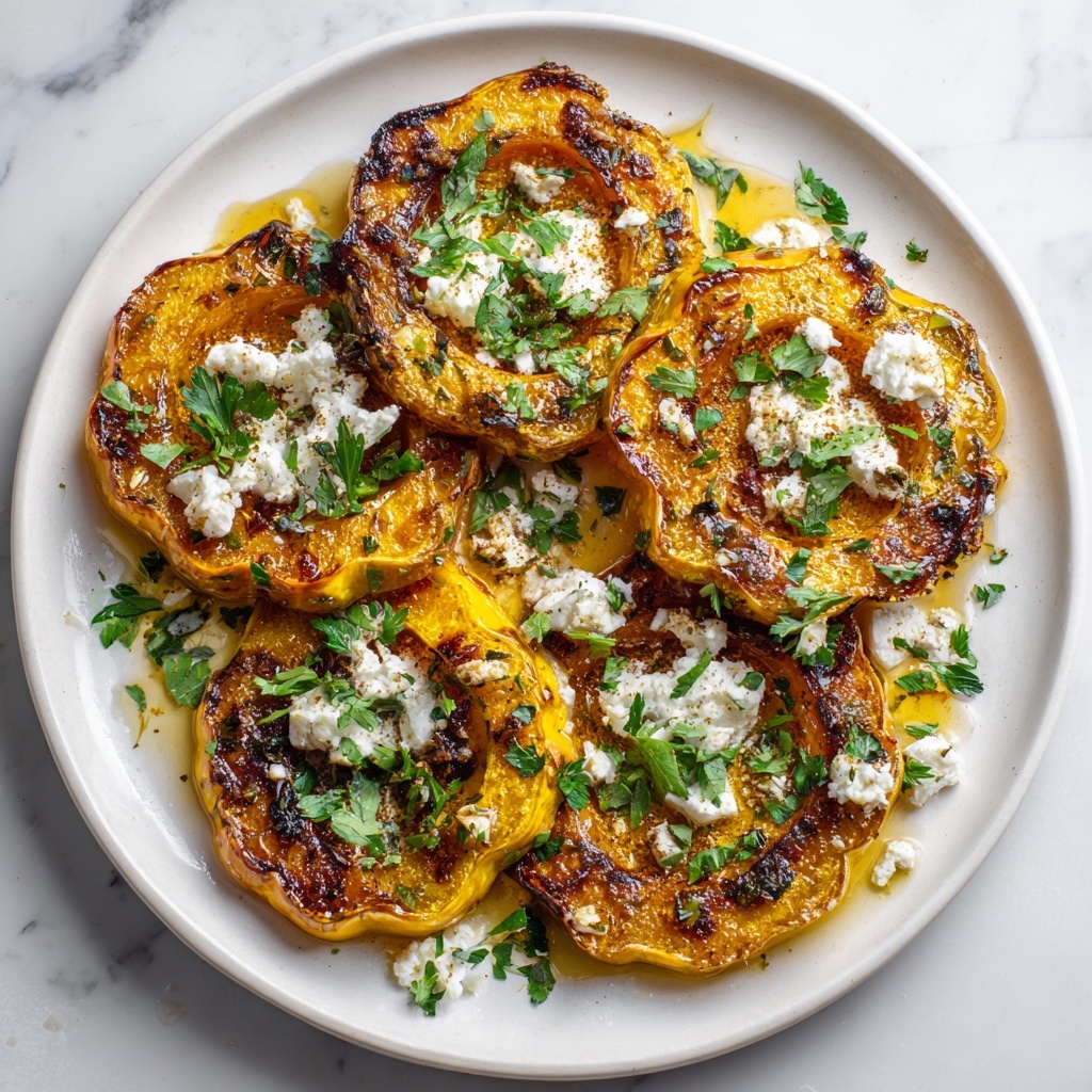 Roasted Sweet Potato Rounds with Honey Feta Recipe - Recipe Image