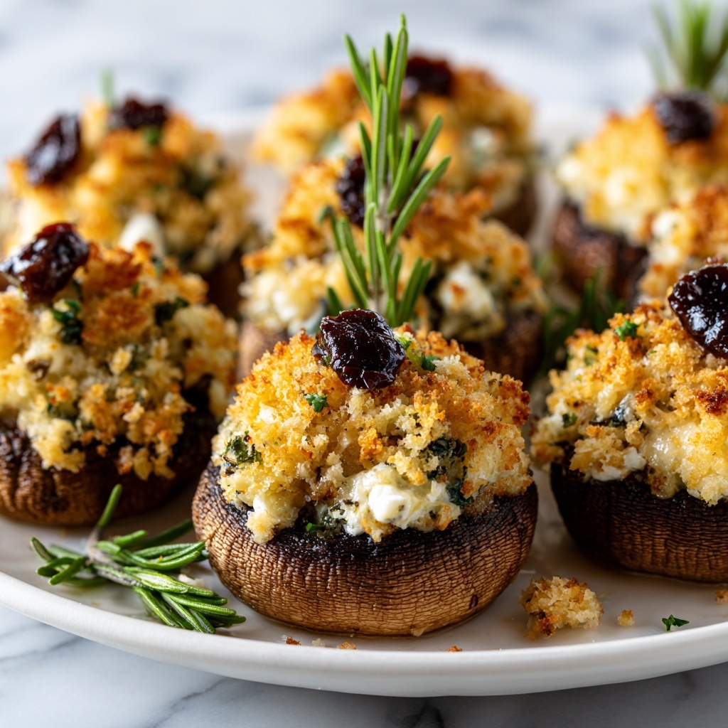 Best Christmas Stuffed Mushrooms Recipe - Recipe Image