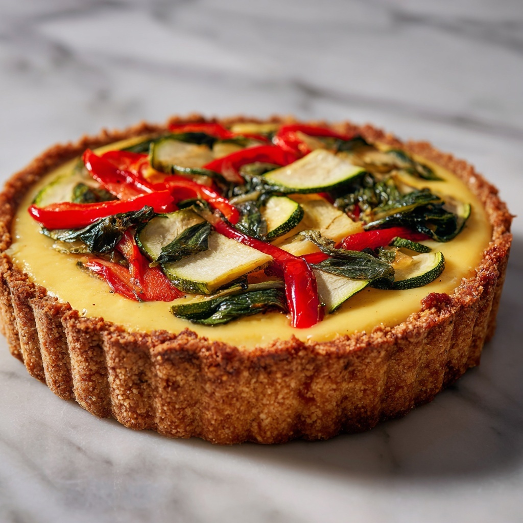 Roasted Vegetable Quiche: A Savory Delight for Any Meal Recipe - Recipe Image