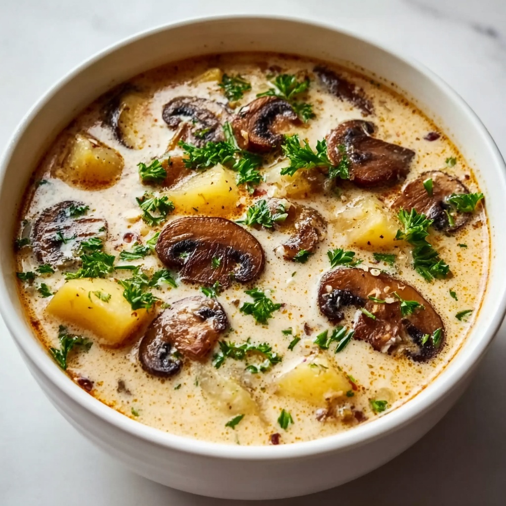 Ultimate Huttenkase Mushroom Soup Recipe for Mushroom Lovers Recipe - Recipe Image