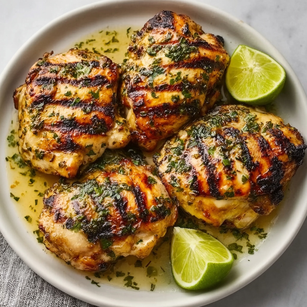 Charred Cilantro Lime Chicken Thighs Recipe - Recipe Image