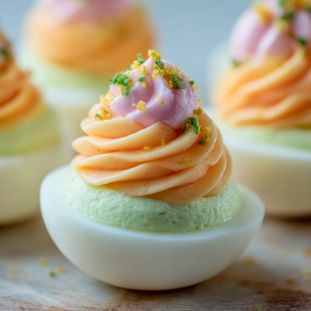 Easter Deviled Eggs Recipe - Recipe Image