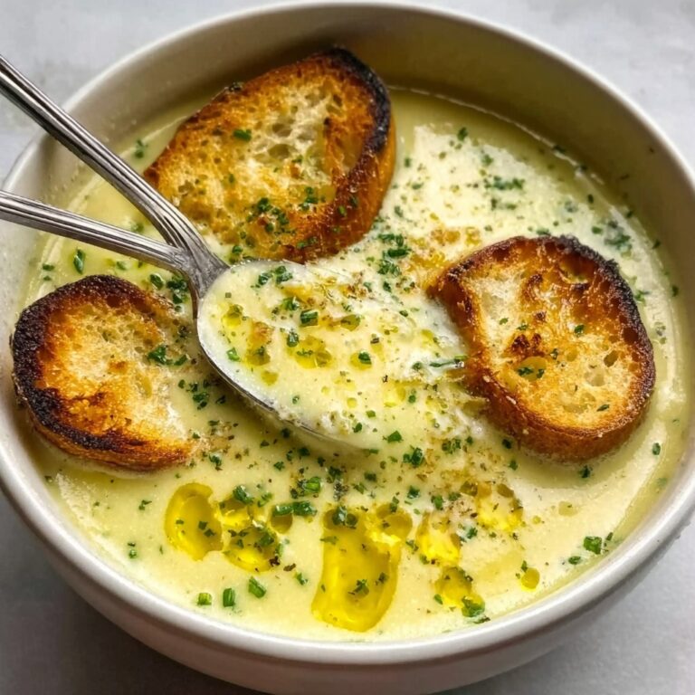 Country French Garlic Soup Recipe
