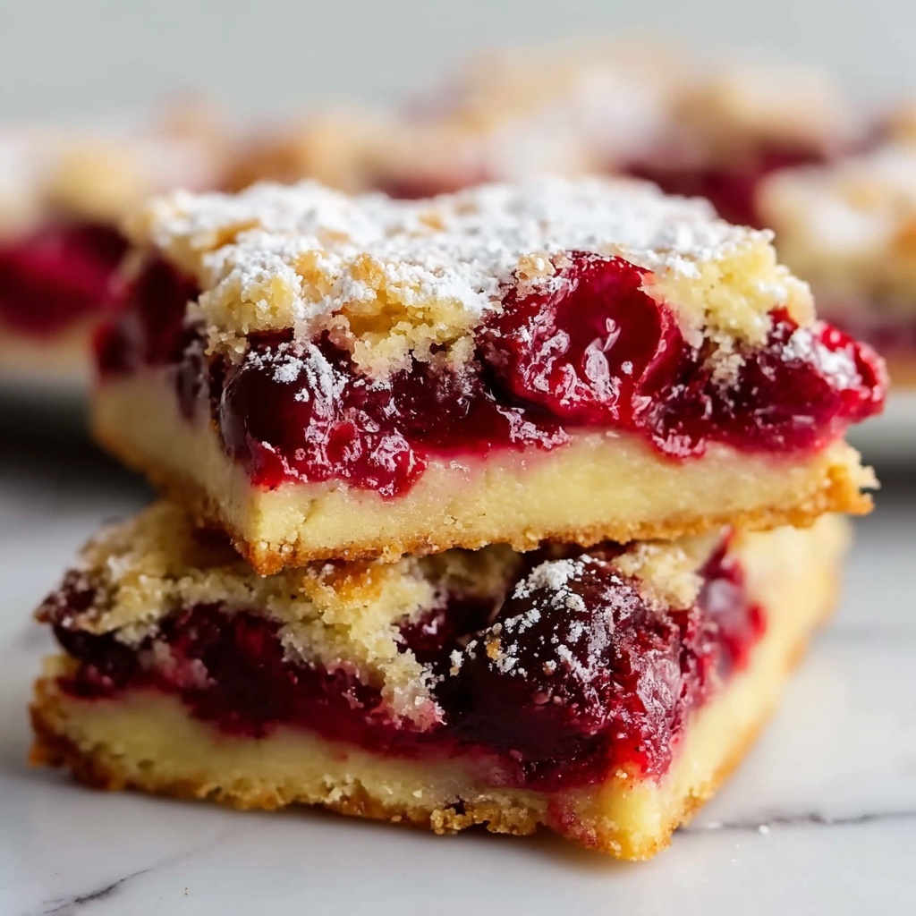 Cherry Pie Bars Recipe - Recipe Image