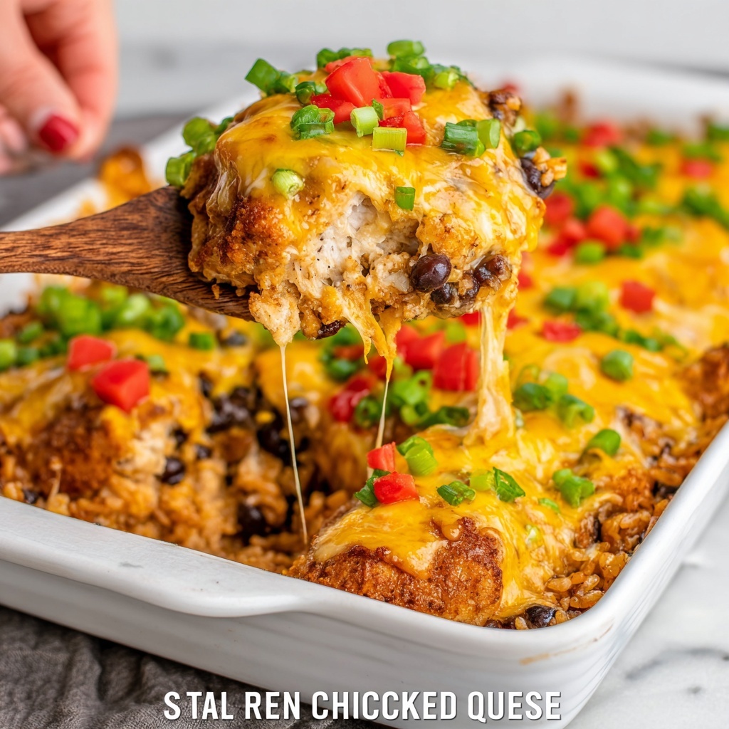 Queso Smothered Chicken & Rice Recipe - Recipe Image