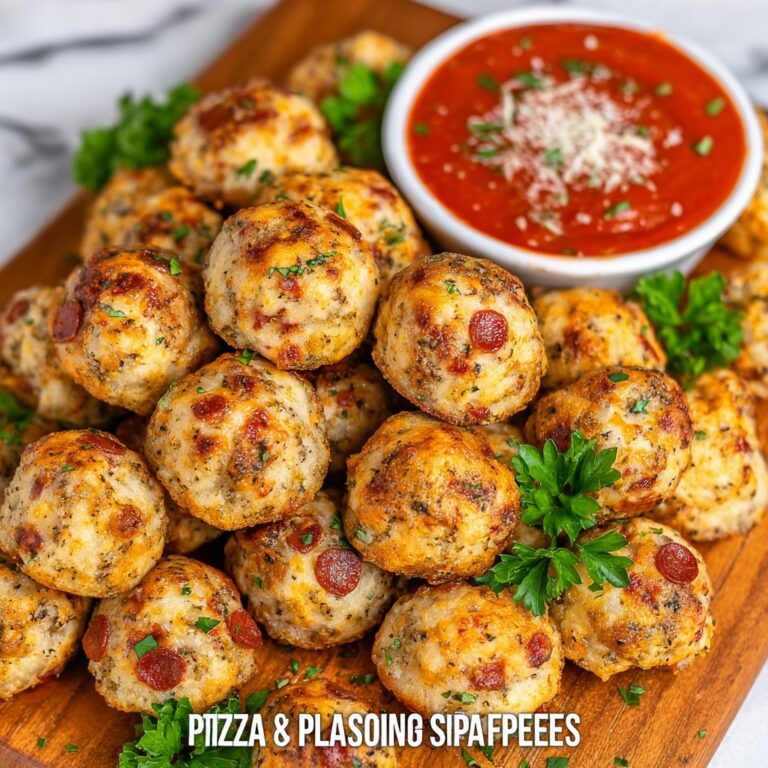 Sausage & Pepperoni Pizza Puffs Recipe