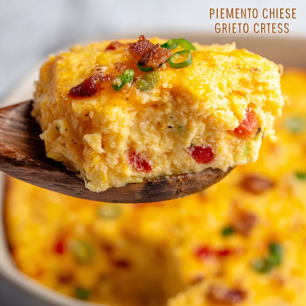 Pimento Cheese Grits Casserole Recipe - Recipe Image