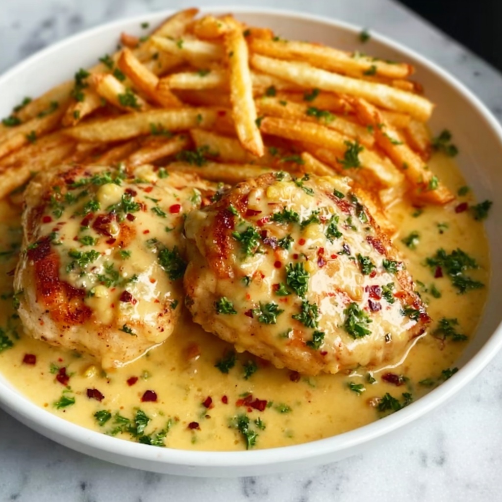 Spicy Creamy Garlic Parmesan Chicken Fillet Recipe - Recipe Image