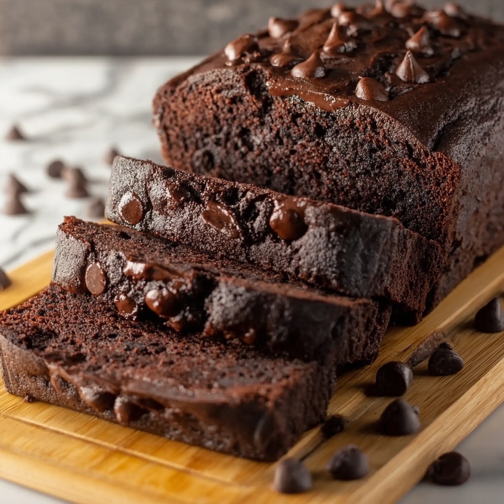 Fudgy Brownie Bread Recipe - Recipe Image