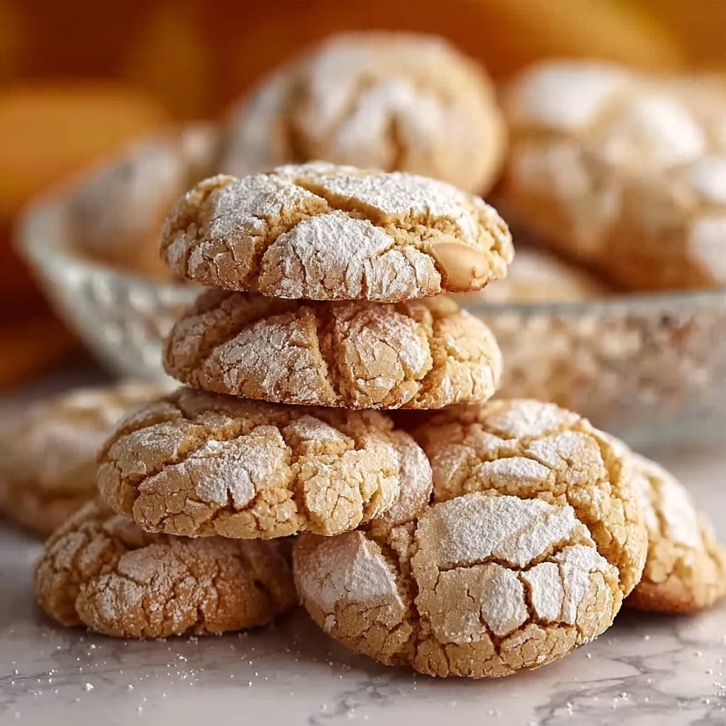 Easy Italian Almond Cookies (Amaretti) Recipe - Recipe Image