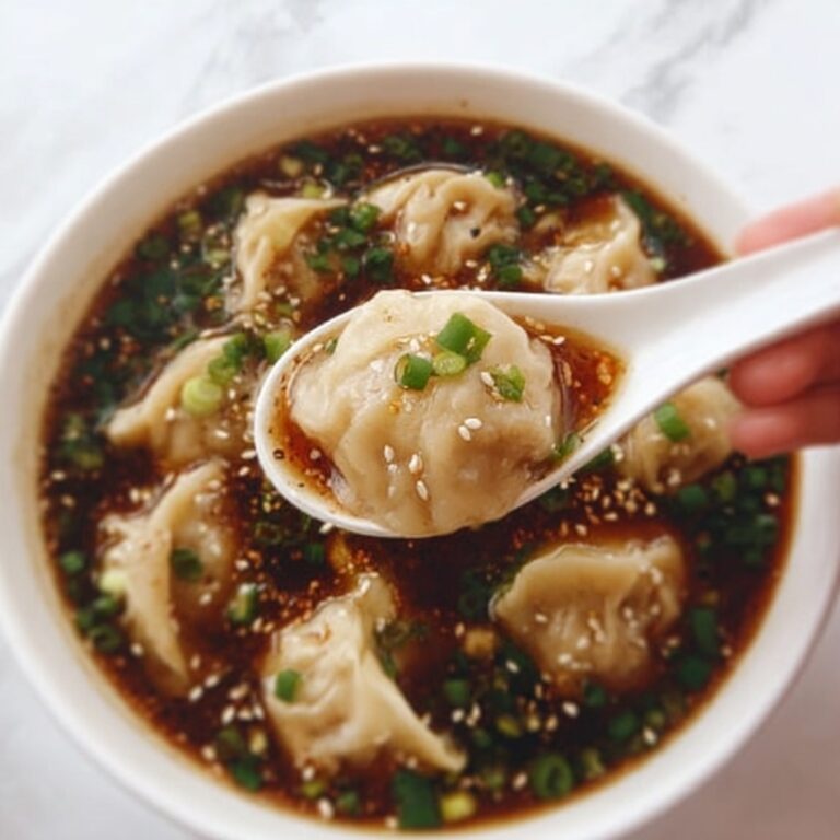 Instant Pot Spicy Dumpling Soup Recipe