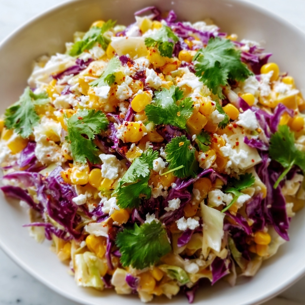 Mexican Street Corn Coleslaw Recipe - Recipe Image