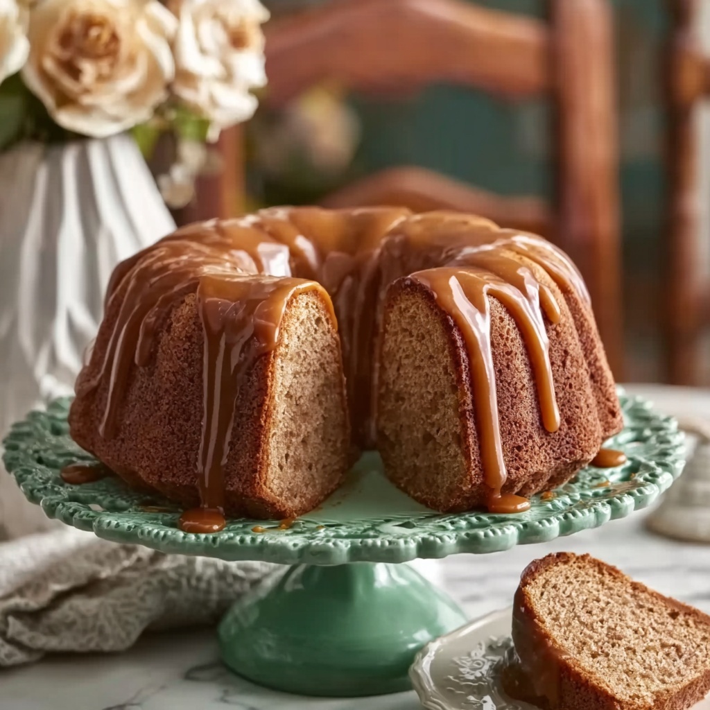 Brown Sugar Caramel Pound Cake Recipe - Recipe Image