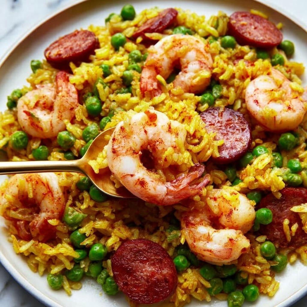 Weeknight Shrimp and Chorizo Paella Recipe - Recipe Image