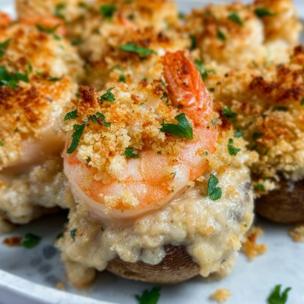 Garlic Pepper Shrimp Casserole with Cheddar and Mozzarella Recipe - Recipe Image