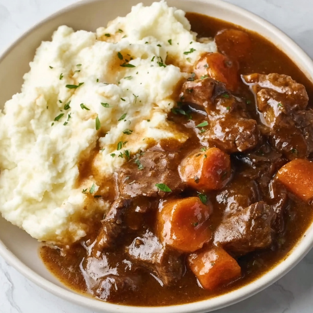 Crock Pot Beef Tips and Gravy Recipe - Recipe Image