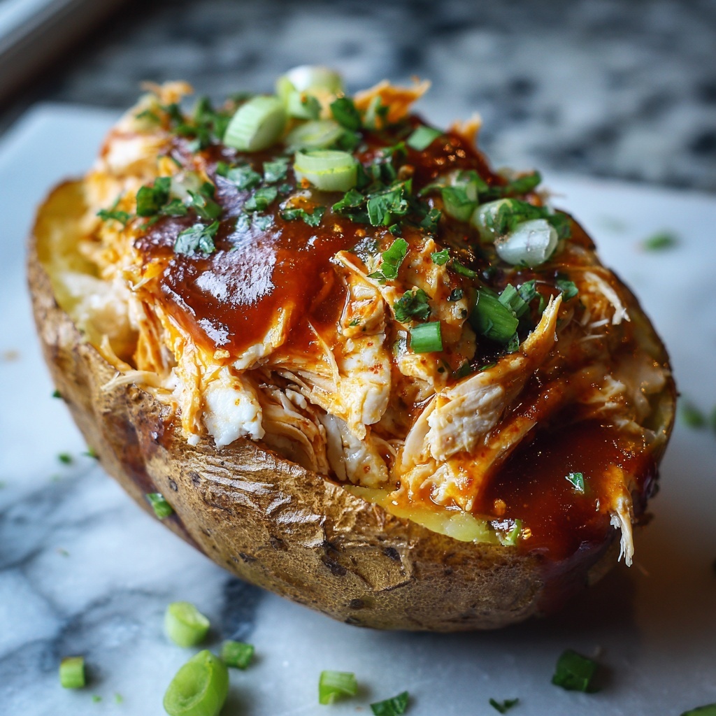 Barbecue Tempeh Stuffed Potatoes Recipe - Recipe Image