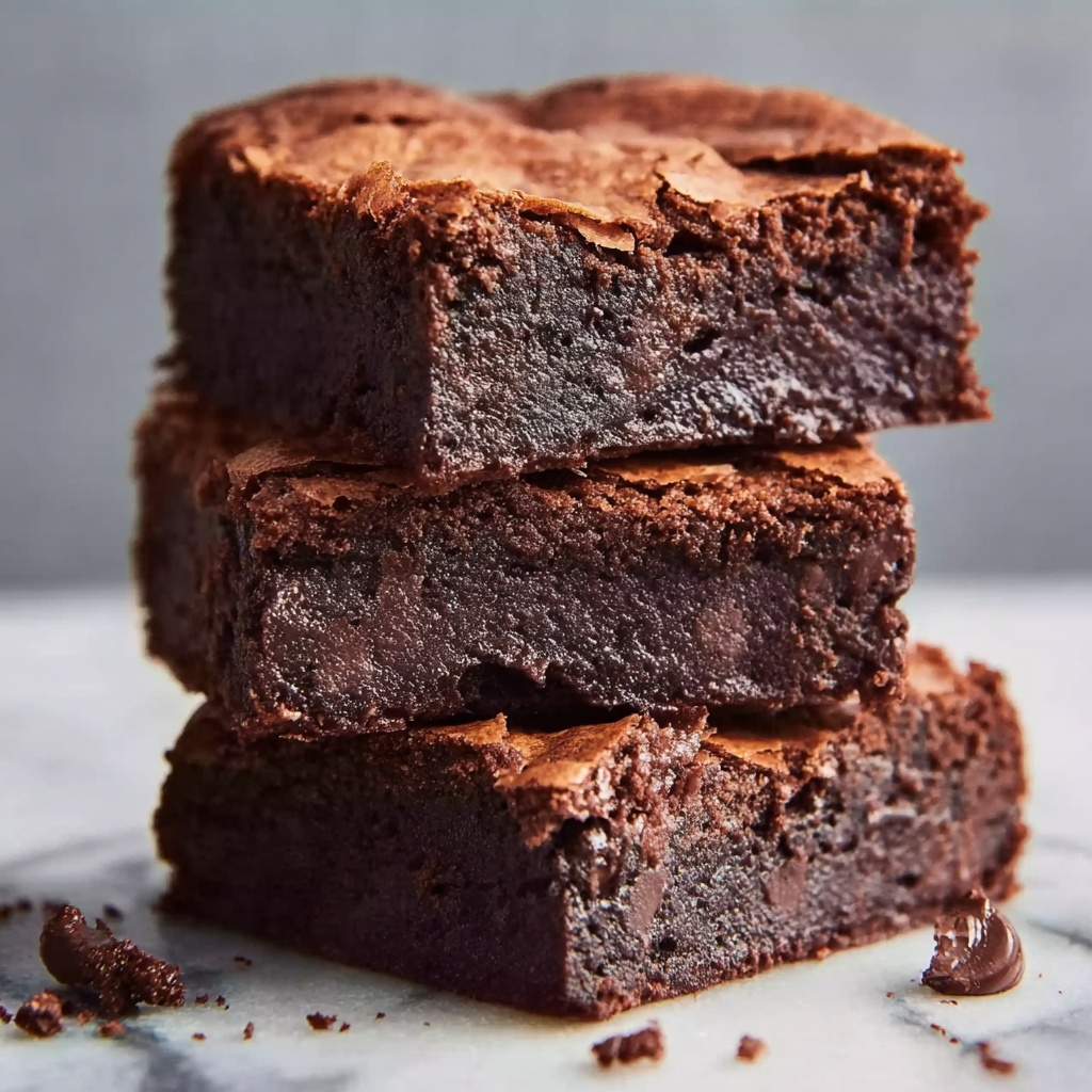 Greek Yogurt Fudge Brownies Recipe - Recipe Image