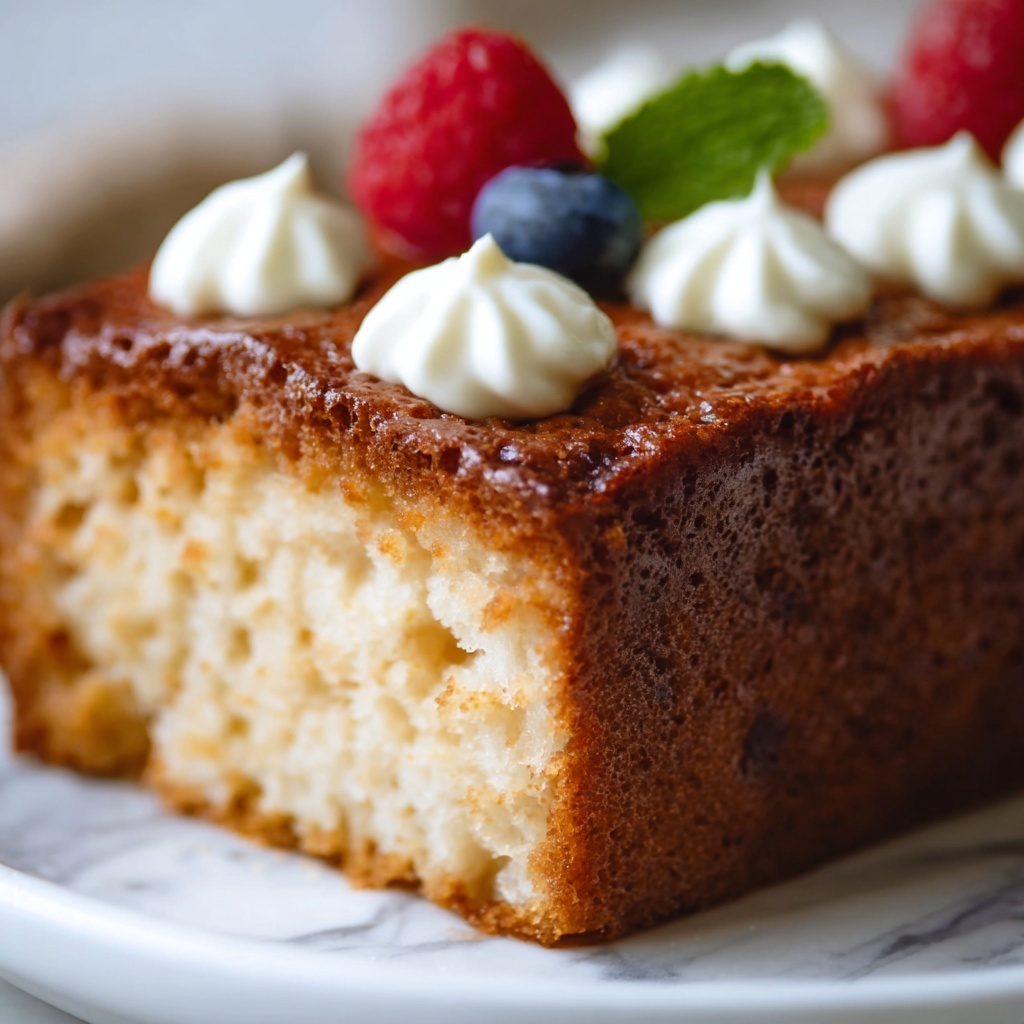 Vanilla Custard Cream Squares Recipe - Recipe Image