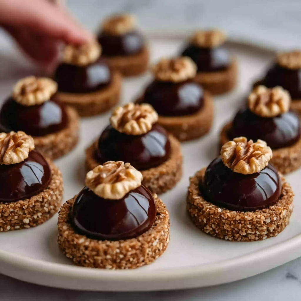 Chocolate Hazelnut Thumbprint Cookies Recipe - Recipe Image