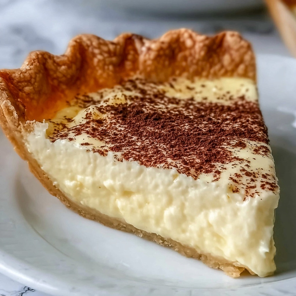 Old Fashioned Egg Custard Pie Recipe - Recipe Image