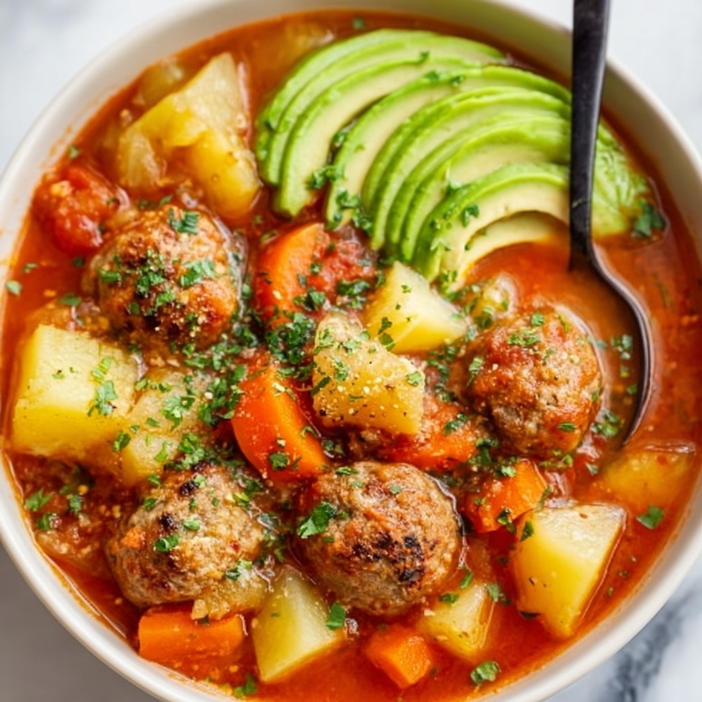 Mexican Meatball Soup Recipe - Recipe Image