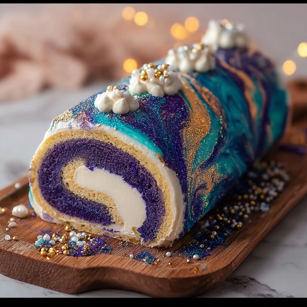 Galaxy Cake Roll Recipe - Recipe Image