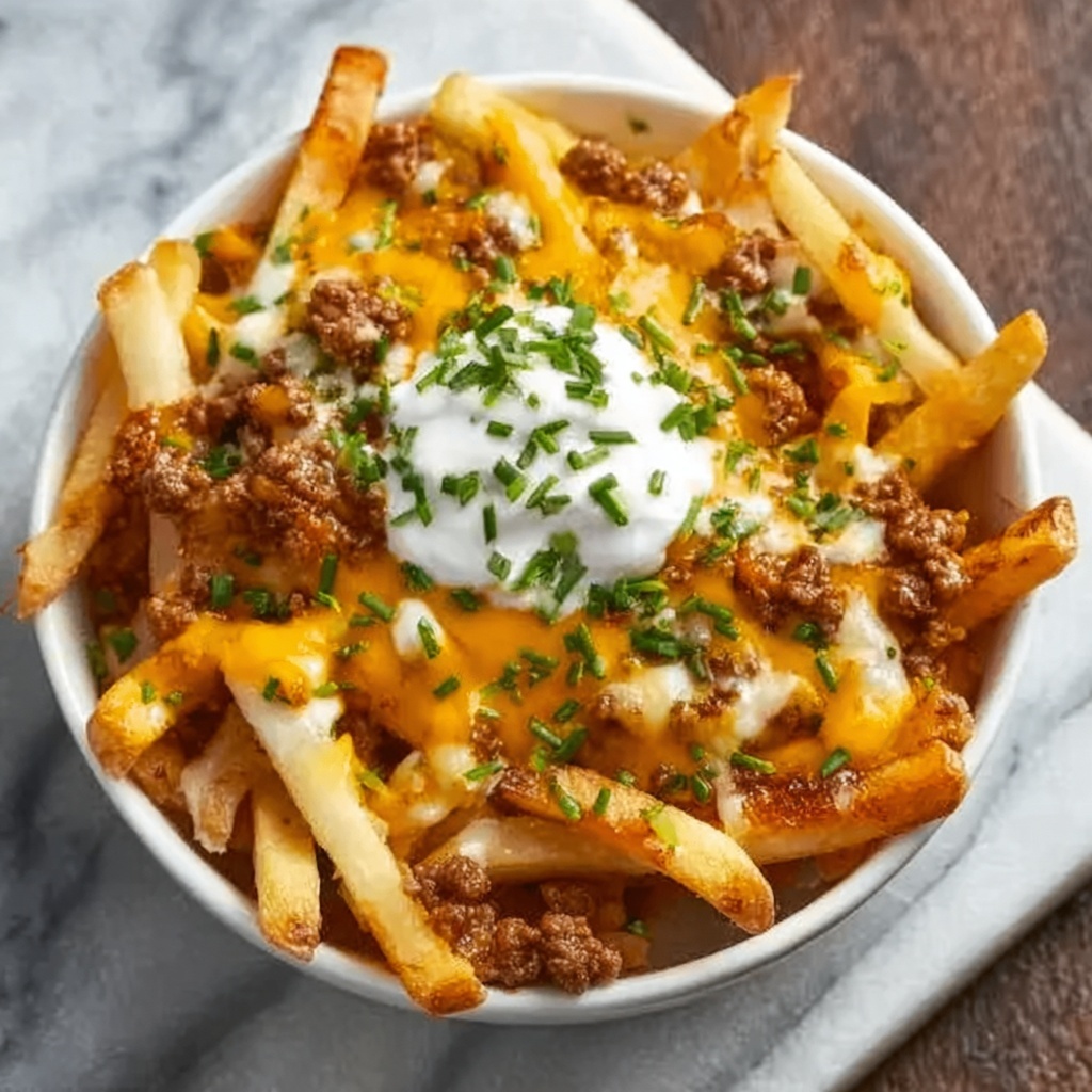 Ultimate Chili Cheese Fries Recipe - Recipe Image